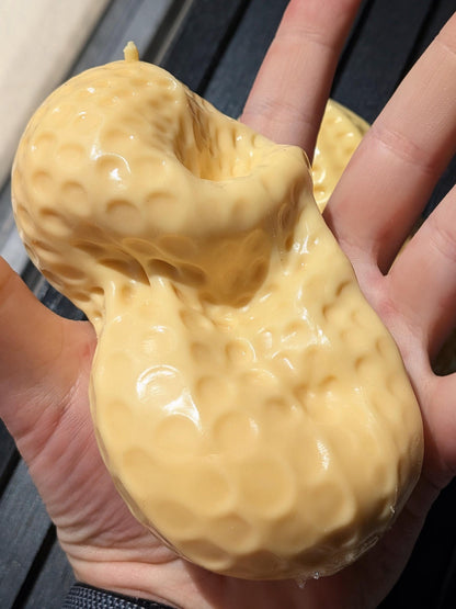 Fresh Dough Peanut Squishy Toy | Soft Slow Rise Fidget Squeeze Ball