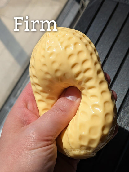 Fresh Dough Peanut Squishy Toy | Soft Slow Rise Fidget Squeeze Ball