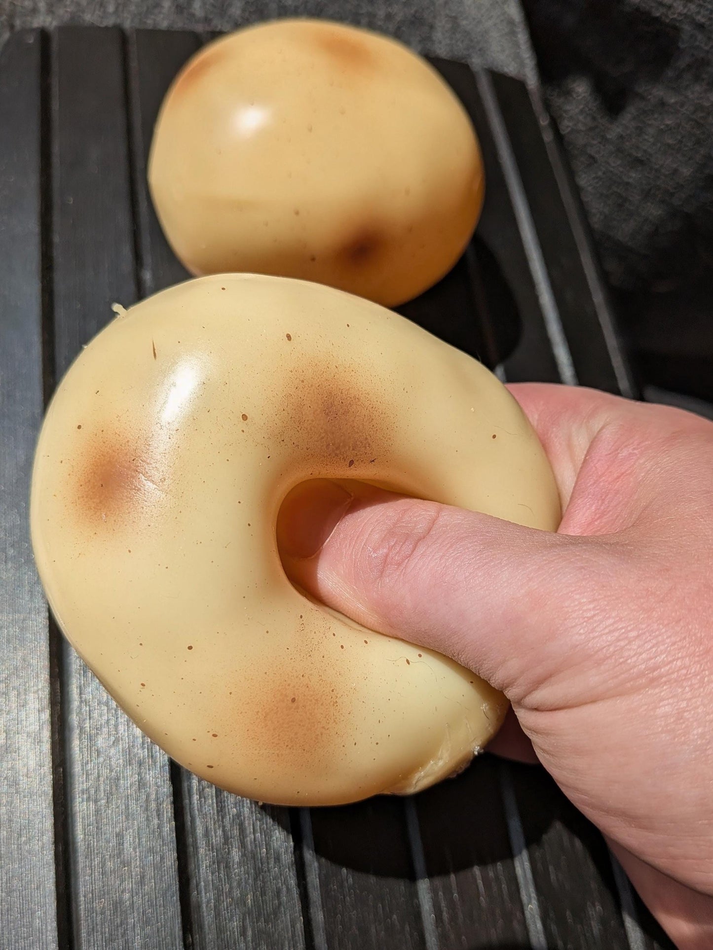 Potato Coconut Oil Stress Ball | Handmade ASMR Squishy Toy | Stress Relieving Food Fidget