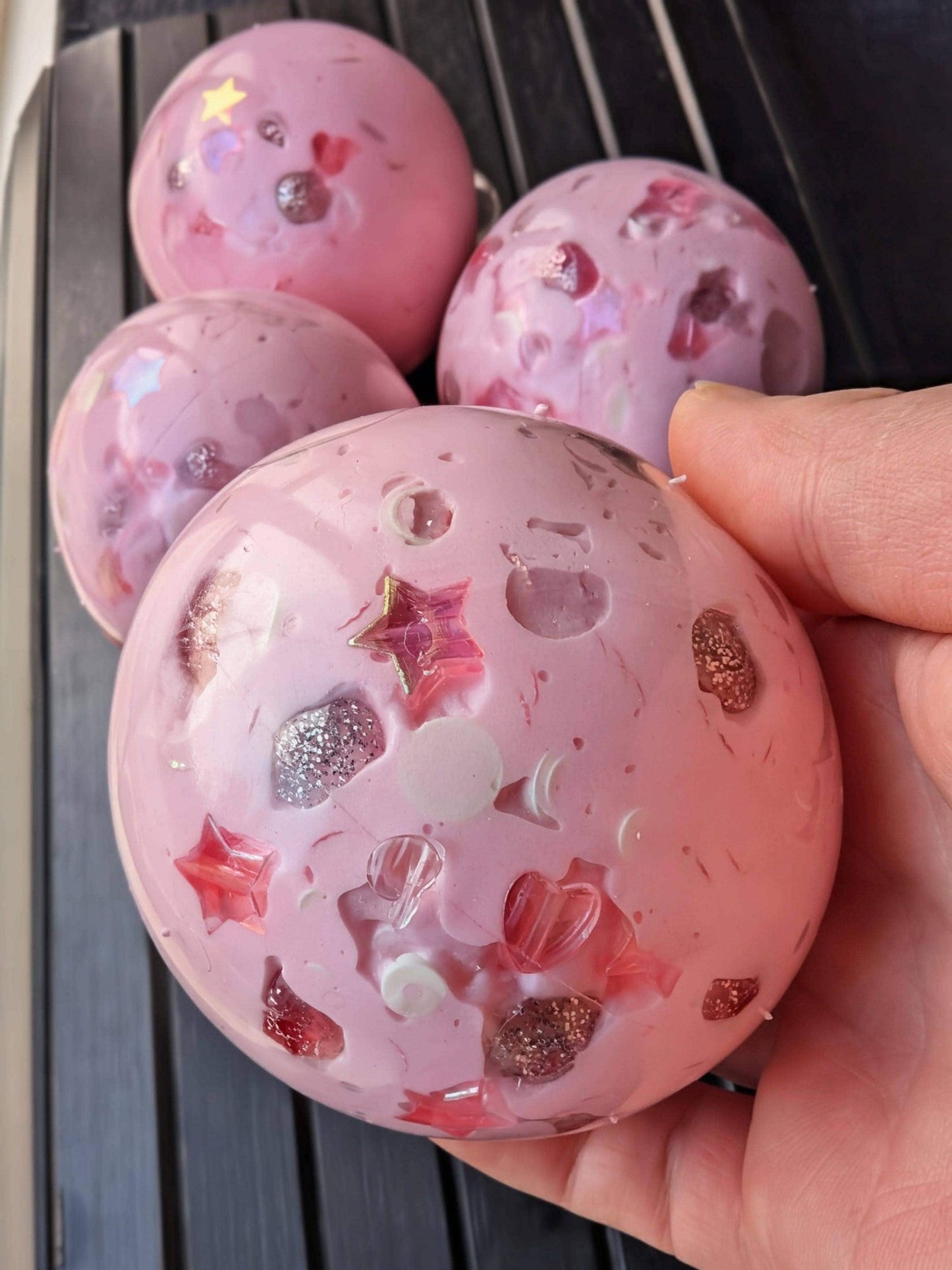 Strawberry Buttercream Crunch Squishy Toy | Handmade Asmr Stress Ball | Stress Relieving Food Fidget
