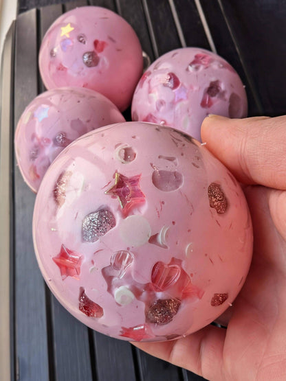 Strawberry Buttercream Crunch Squishy Toy | Handmade Asmr Stress Ball | Stress Relieving Food Fidget