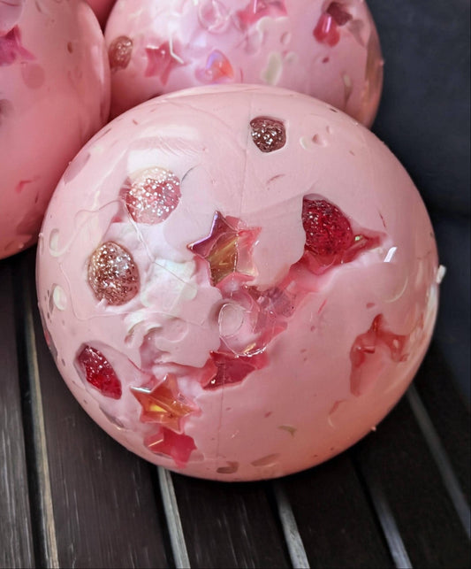 Strawberry Buttercream Crunch Squishy Toy | Handmade Asmr Stress Ball | Stress Relieving Food Fidget