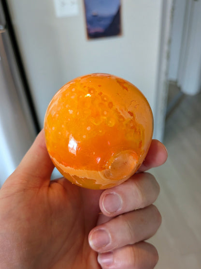 Mimosa Stress Ball | Handmade Fruit Squishy Toy | Stress Relieving Food Fidget