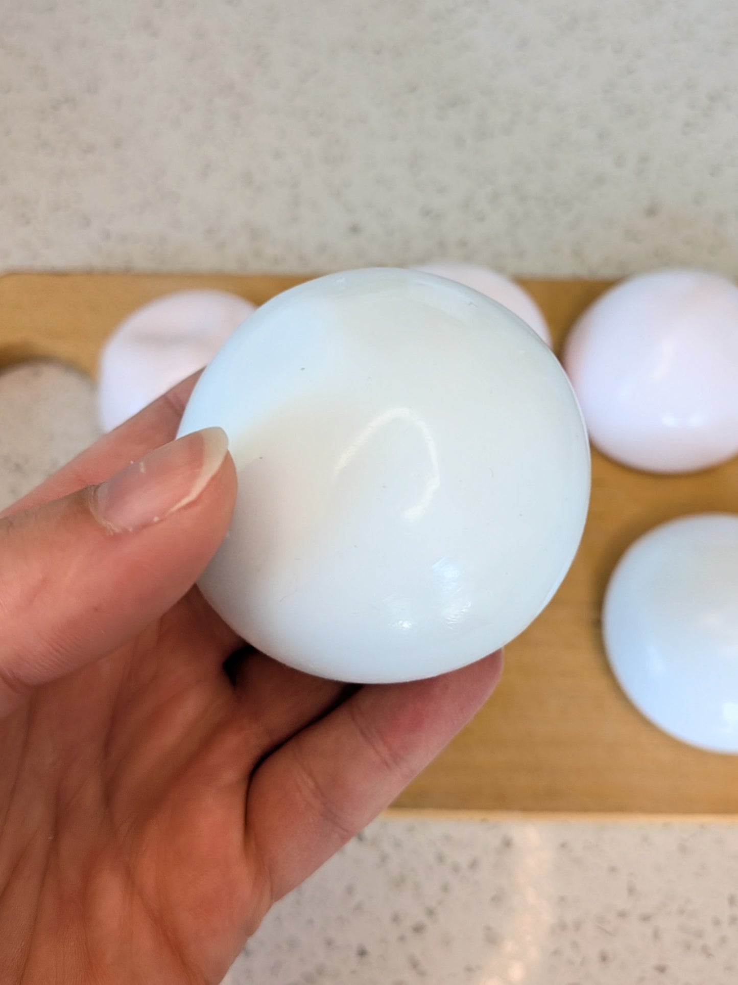 Sticky Milk Bun Squishy Toy | Handmade Fruit Stress Ball | Stress Relieving Food Fidget