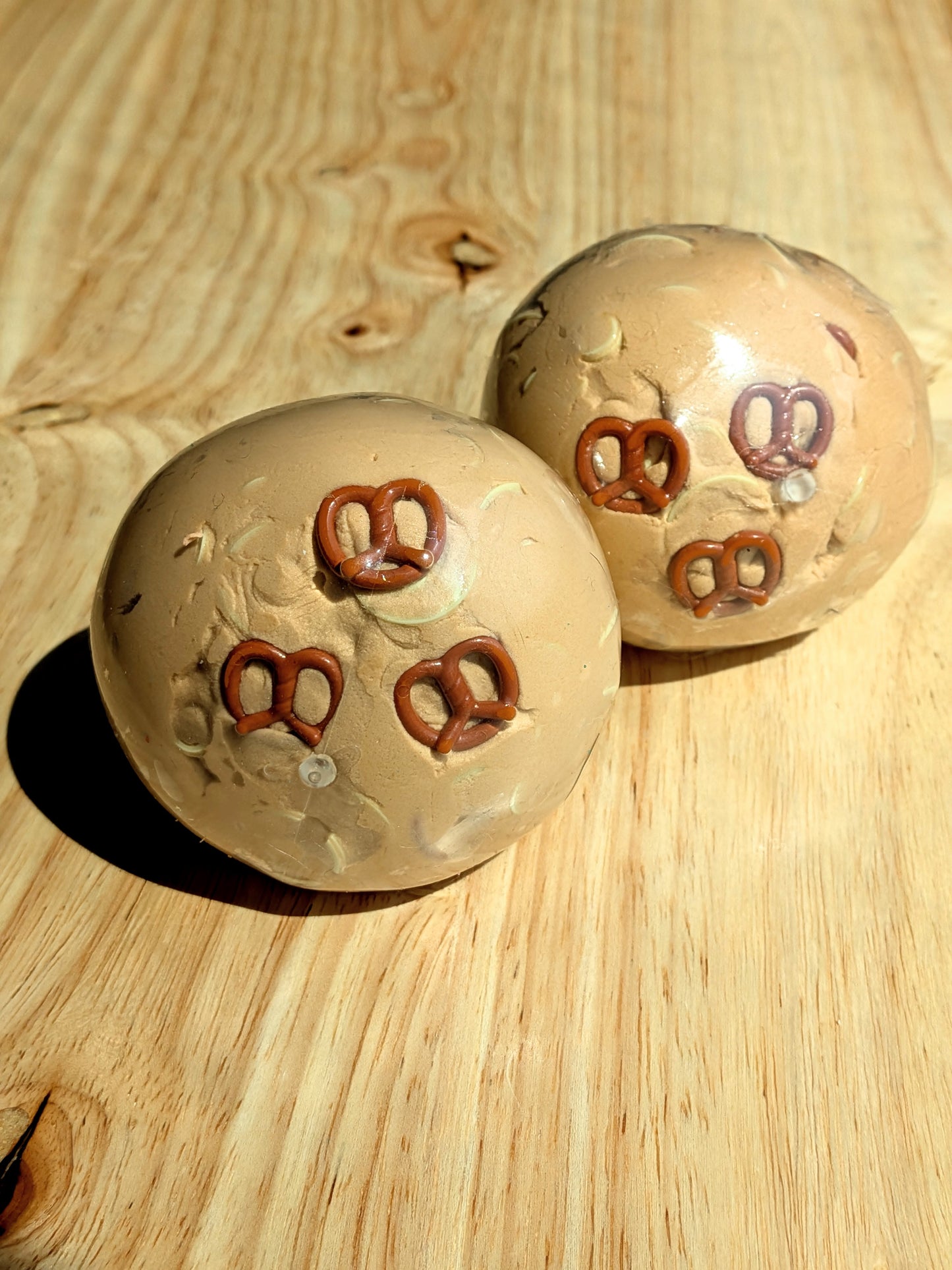 Cinnamon Pretzel Crunch Squishy Toy | Handmade Asmr Stress Ball | Stress Relieving Food Fidget