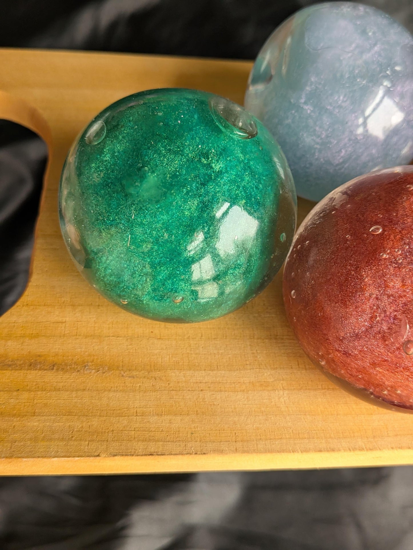 Silky Pearl Squishy Toy | Handmade Coconut Oil Stress Ball | Stress Relieving Firm Fidget