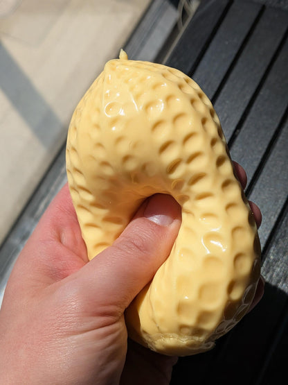 Fresh Dough Peanut Squishy Toy | Soft Slow Rise Fidget Squeeze Ball