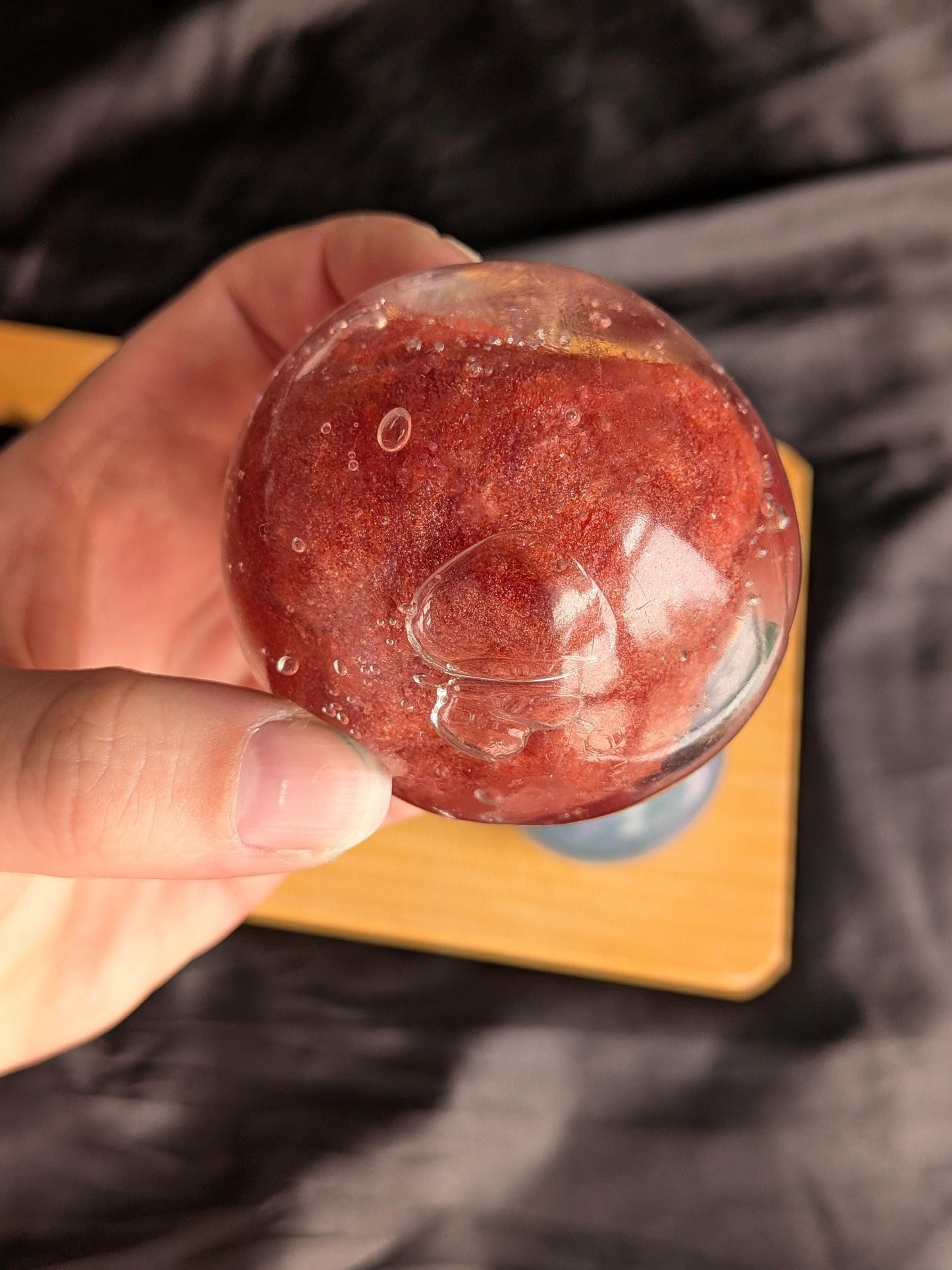 Silky Pearl Squishy Toy | Handmade Coconut Oil Stress Ball | Stress Relieving Firm Fidget