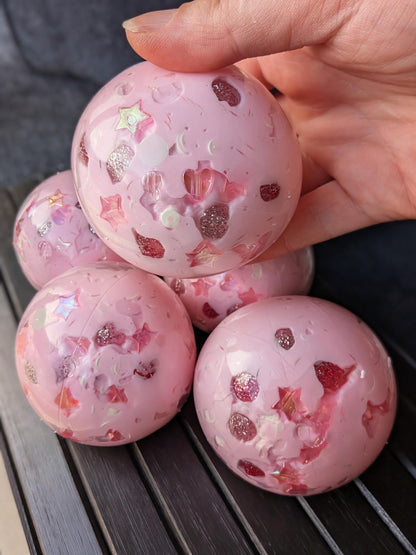 Strawberry Buttercream Crunch Squishy Toy | Handmade Asmr Stress Ball | Stress Relieving Food Fidget