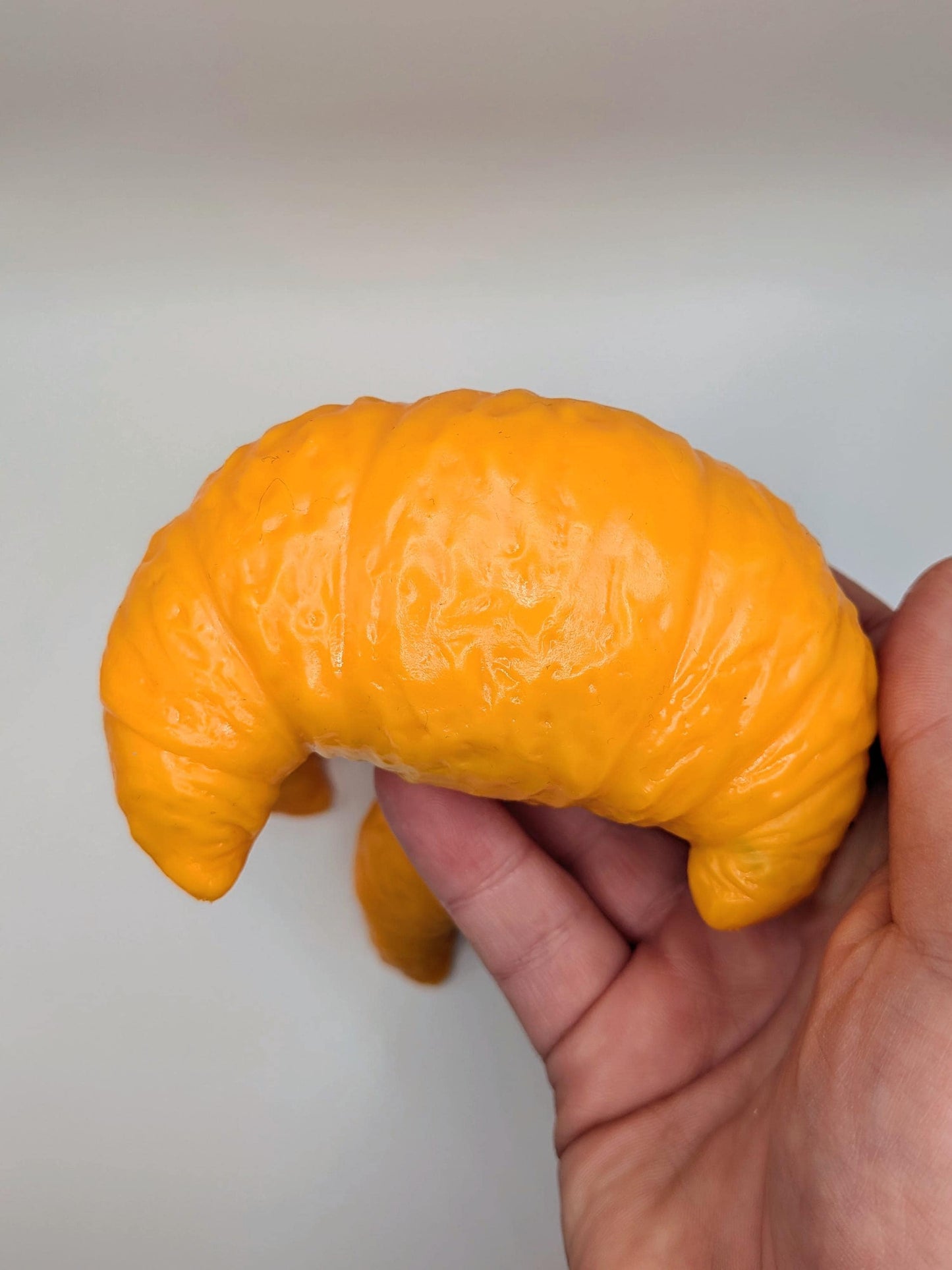 Crispy Croissant Stress Ball | Handmade Asmr Squishy Toy | Stress Relieving Food Fidget