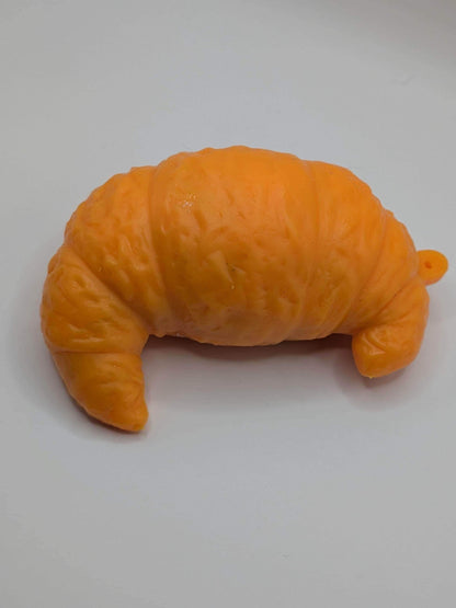 Crispy Croissant Stress Ball | Handmade Asmr Squishy Toy | Stress Relieving Food Fidget