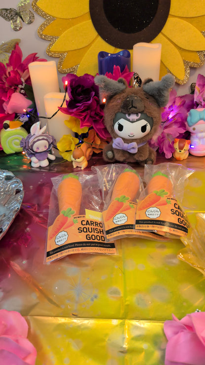 Smilegogo Carrot Slow-Rise Squishy Toy | PU Soft Foam Squeeze Toy | Sweet Kawaii Bakery
