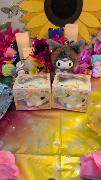 Leilei Yogurt Cake Slow-Rise Squishy Toy | PU Soft Foam Squeeze Toy | Sweet Kawaii Bakery
