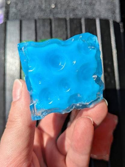 Vaseline Cheese Cube Squishy | Handmade Moldable Stress Ball | Stress Relieving Food Fidget