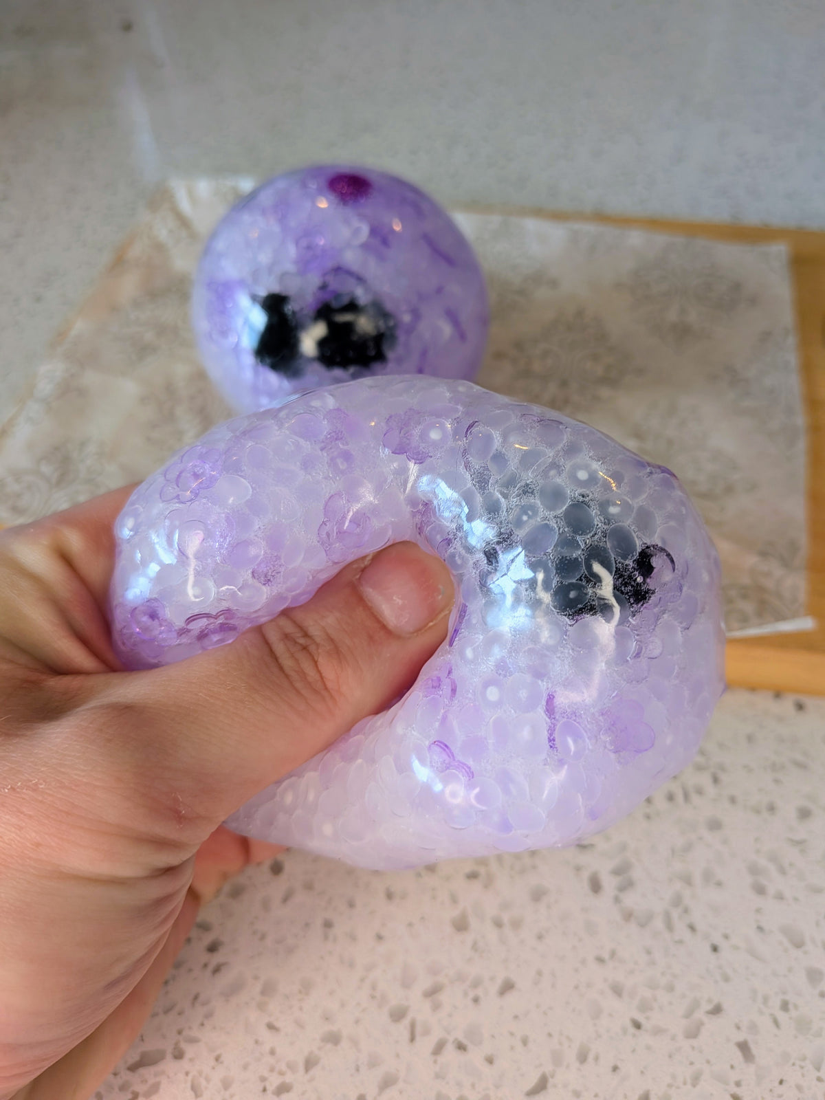 Blackberry Lavender Rice Ball