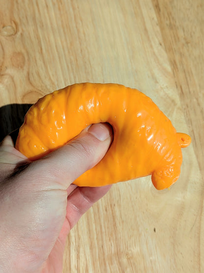Crispy Croissant Stress Ball | Handmade Asmr Squishy Toy | Stress Relieving Food Fidget