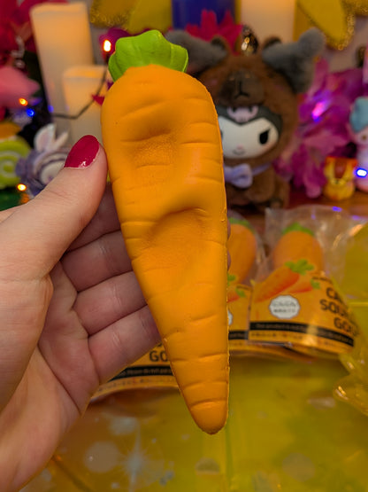 Smilegogo Carrot Slow-Rise Squishy Toy | PU Soft Foam Squeeze Toy | Sweet Kawaii Bakery