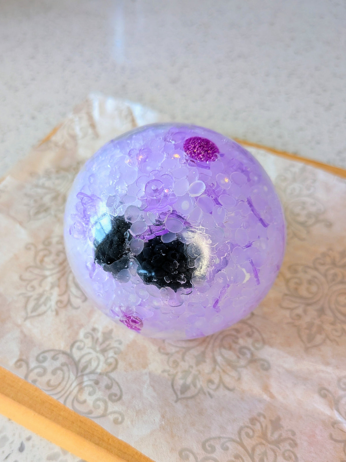 Blackberry Lavender Rice Ball