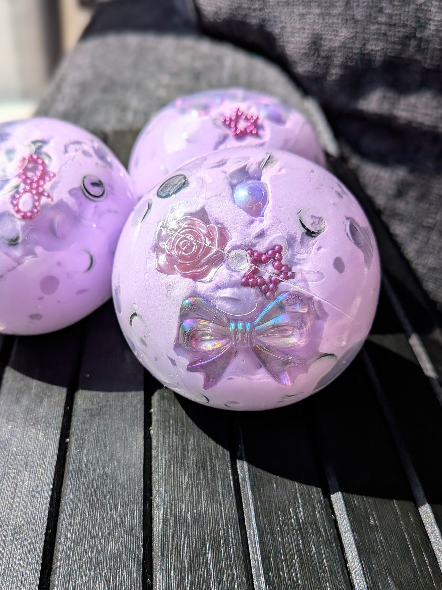 Pastel Goth Crunch Squishy Toy | Handmade Asmr Stress Ball | Stress Relieving Food Fidget