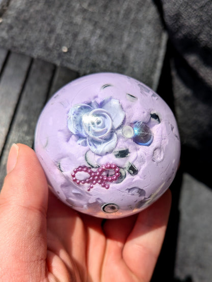 Pastel Goth Crunch Squishy Toy | Handmade Asmr Stress Ball | Stress Relieving Food Fidget