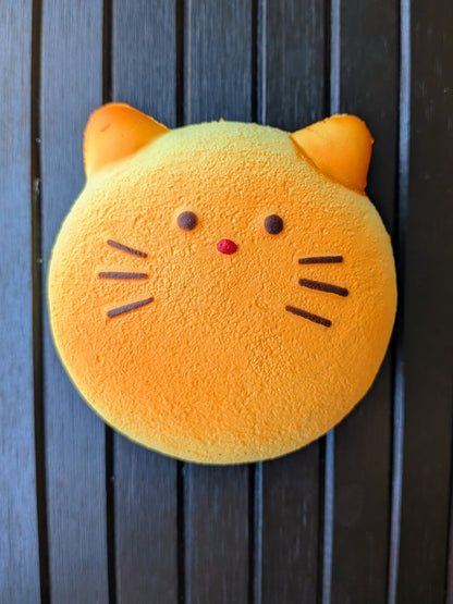 Cat Bread Slow-Rise Squishy Toy | PU Soft Foam Squeeze Toy | Sweet Kawaii Bakery
