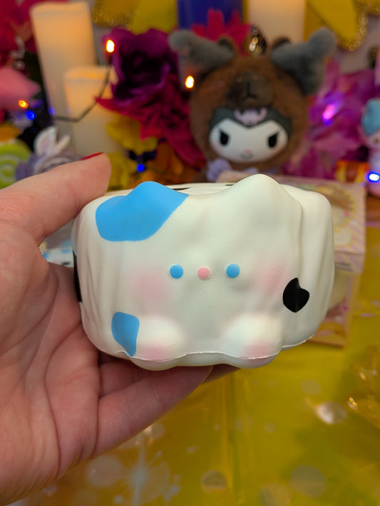 Leilei Yogurt Cake Slow-Rise Squishy Toy | PU Soft Foam Squeeze Toy | Sweet Kawaii Bakery