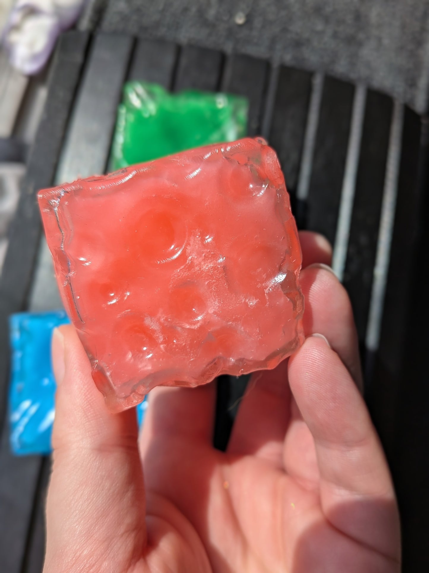 Vaseline Cheese Cube Squishy | Handmade Moldable Stress Ball | Stress Relieving Food Fidget