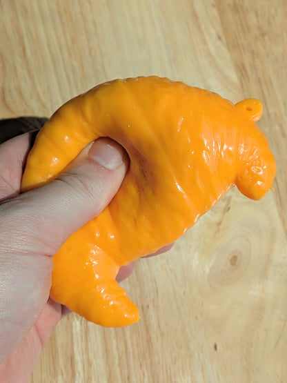 Crispy Croissant Stress Ball | Handmade Asmr Squishy Toy | Stress Relieving Food Fidget