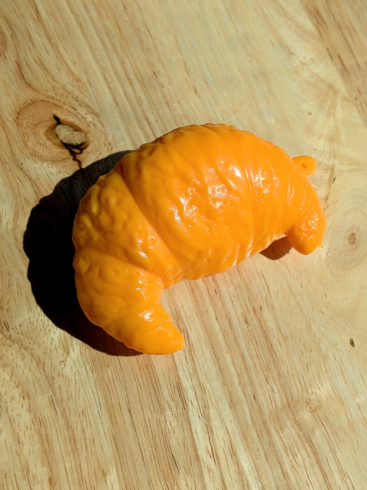 Crispy Croissant Stress Ball | Handmade Asmr Squishy Toy | Stress Relieving Food Fidget