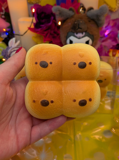 Sweet Bird Bread Slow-Rise Squishy Toy | Slow Rising Soft Foam Fidget | Sweet Kawaii Squeeze Toy